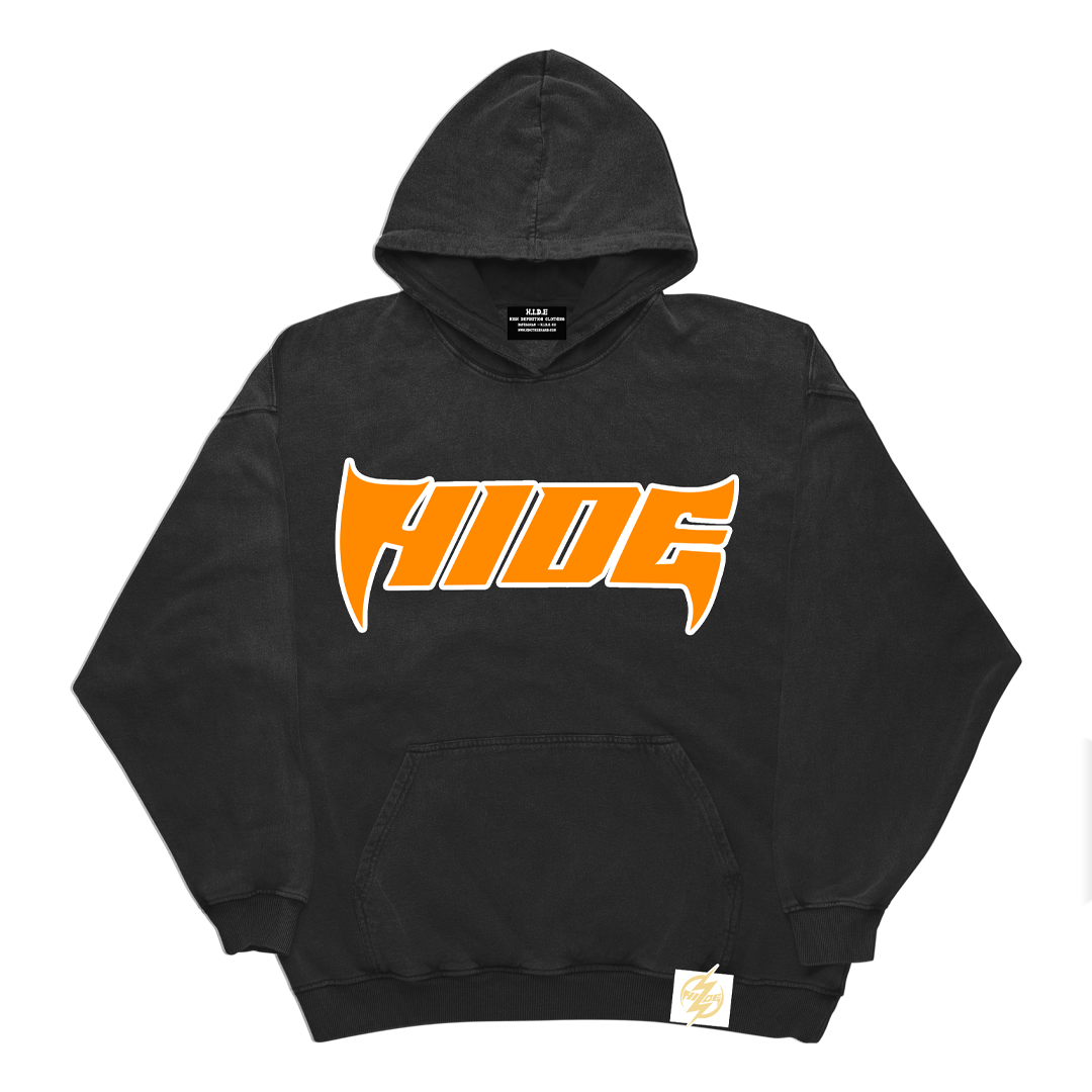 BLACK/ORANGE HOODIE